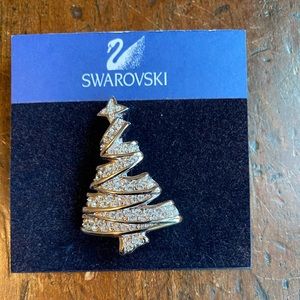 Swarovski Holiday Pin